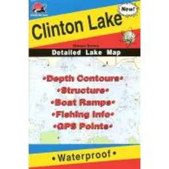 Fishing Hot Spots Clinton Lake Map