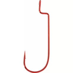 Eagle Claw Round Bend Worm Hook 5pk - Red