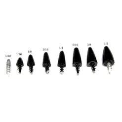 Gambler Florida Rig Screw-In Weight - 3/8oz Black