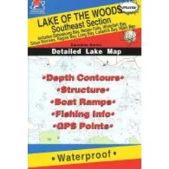 Fishing Hot Spots Lake Of The Woods Map