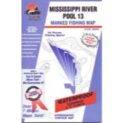 Fishing Hot Spots Miss River Pol 13 Il.ia Map