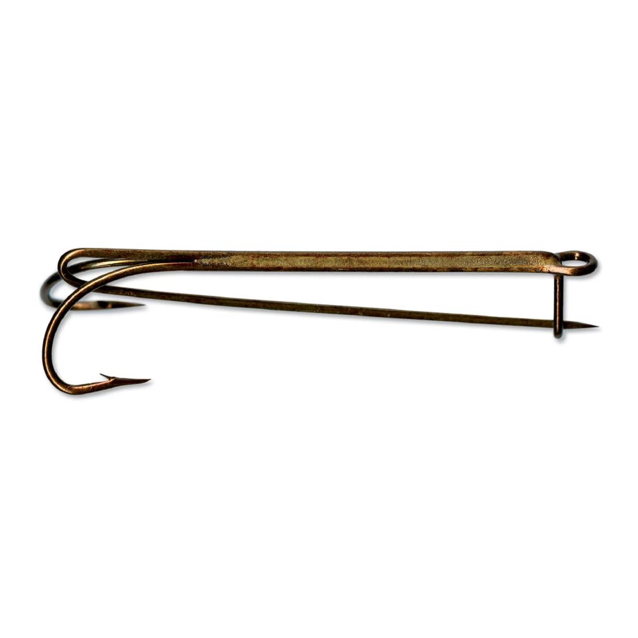 Mustad Hollow Point Bronze Double Hooks 5/bx