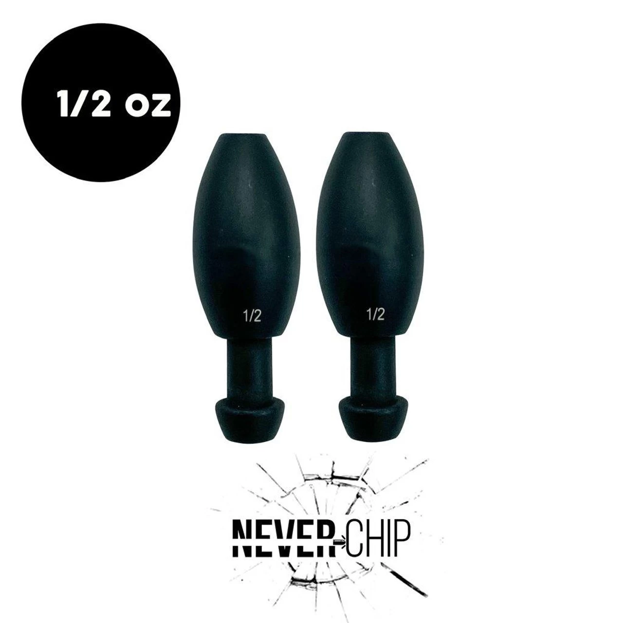 Woo! Tungsten 1/2oz Never Chip Tungsten Punch Weight - 2 Pack